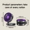 Foldable Desktop Fan Mini WallMounted Fan Rechargeable Portable Air Circulation Fan With Warm Night 5