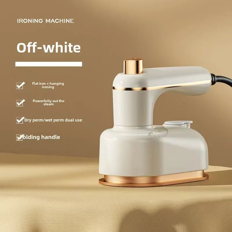 Portable Steam Iron Handheld 2in1 Flat Hanging Garment Iron Mini Rotating Electric Clothes Steamer 6