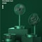 Portable Folding Fan Mini Stand Desktop Floor Air Circulation Fan Adjustable Height Quiet 3Speed 0