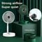 Portable Folding Fan Mini Stand Desktop Floor Air Circulation Fan Adjustable Height Quiet 3Speed 5