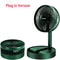 Portable Folding Fan Mini Stand Desktop Floor Air Circulation Fan Adjustable Height Quiet 3Speed 6