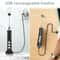 Handheld Electric Milk Frother 3in1 Rechargeable Milk Foam Maker 3Speed Adjustable Mini Mixer 3
