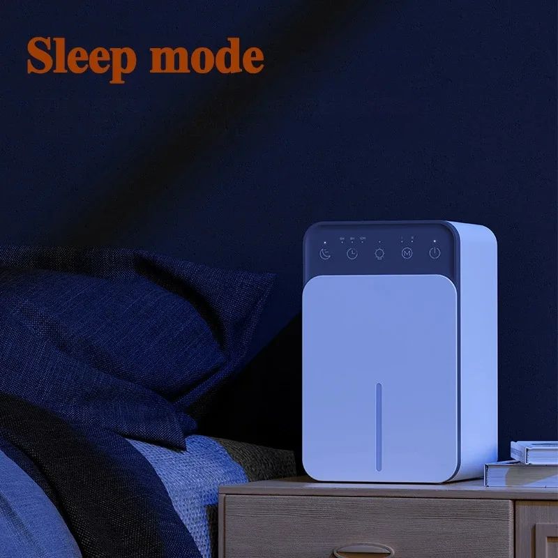 UltraQuiet Desktop Air Dehumidifier With 507 Fl Oz Tank Compact Moisture Absorber For Home Office 5