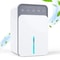 UltraQuiet Desktop Air Dehumidifier With 507 Fl Oz Tank Compact Moisture Absorber For Home Office 6