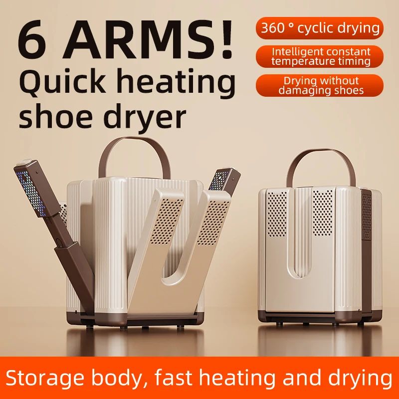 SixArm Electric Shoe Dryer Foldable Portable Boot Dryer Timed Household Shoe Warmer For Socks Boot 1