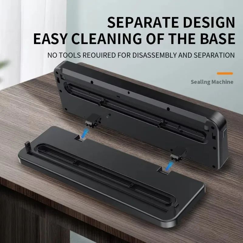 Electric Vacuum Sealer OneTouch Food Packaging Machine Kitchen Vacuum Storage Tool With BuiltIn Cu 5