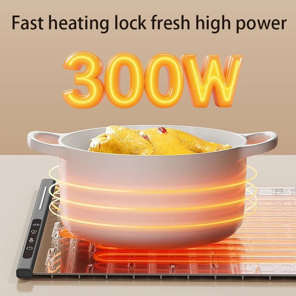 Flexible Silicone Food Warmer Mat Foldable Electric Warming Tray ConstantHeat Food Warming Board 2