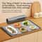 Flexible Silicone Food Warmer Mat Foldable Electric Warming Tray ConstantHeat Food Warming Board 3