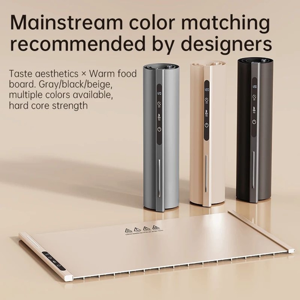 Flexible Silicone Food Warmer Mat Foldable Electric Warming Tray ConstantHeat Food Warming Board 5