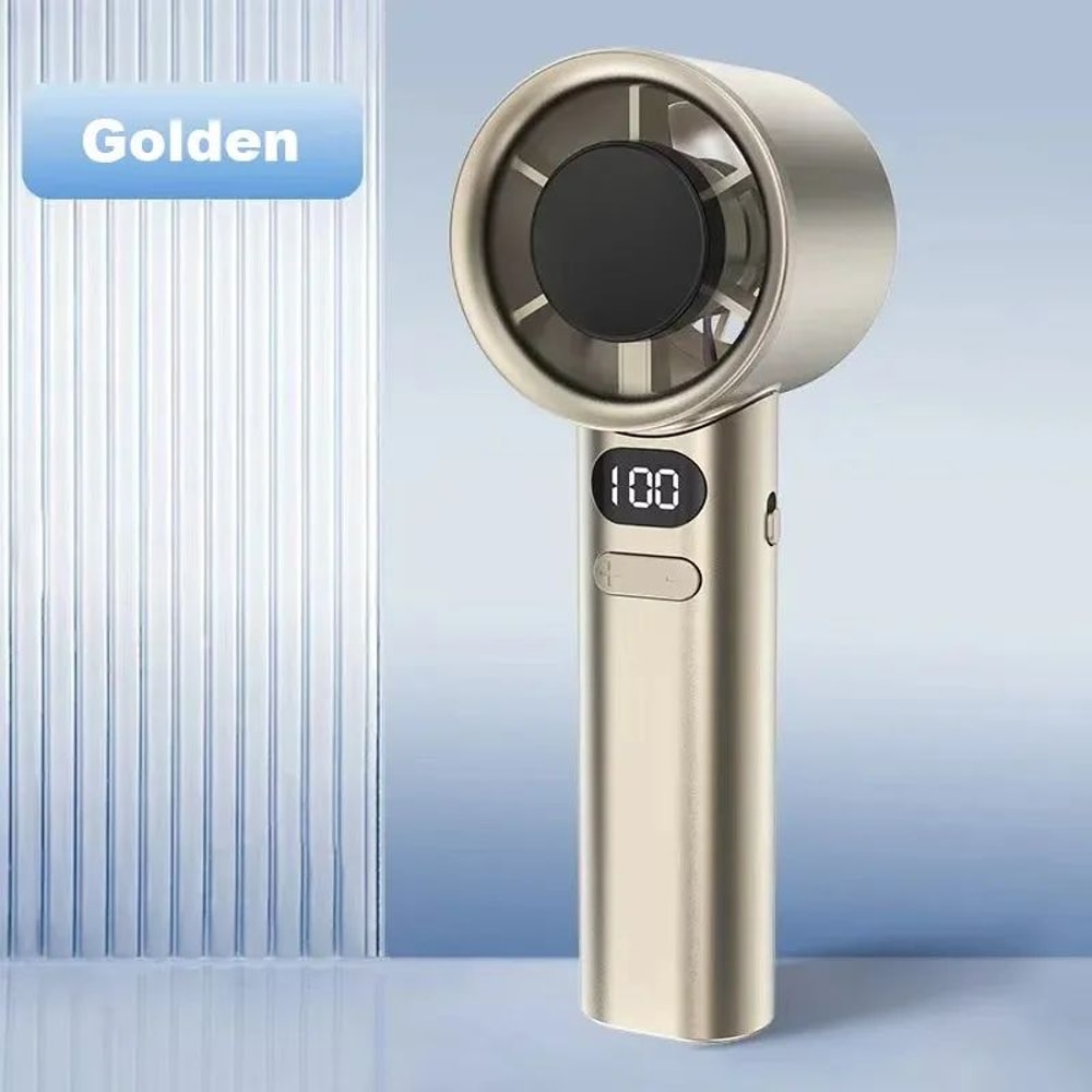 UltraQuiet Handheld Fan USB Rechargeable Mini Personal Fan HighSpeed Portable Fan With 120 Gears 6