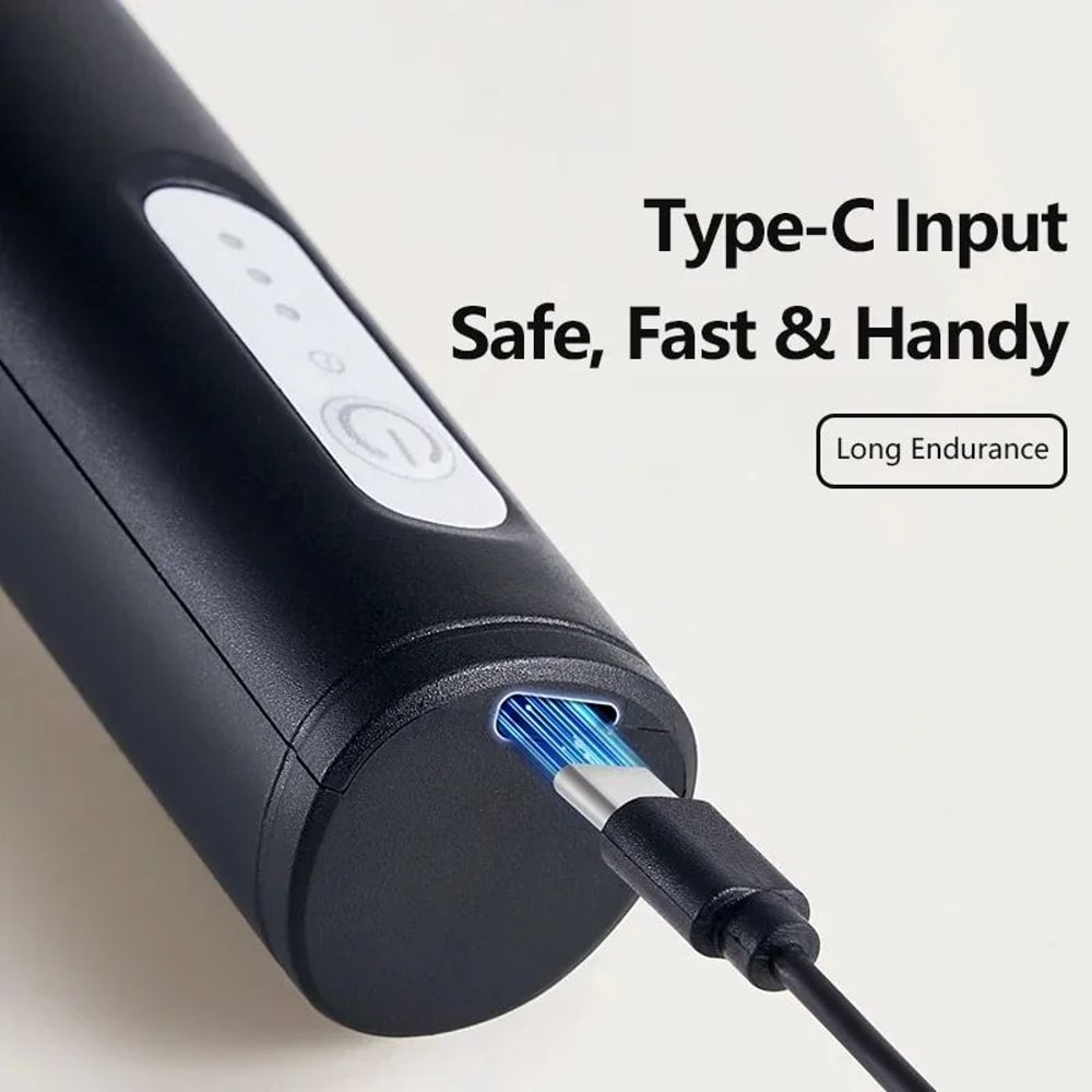 Rechargeable Electric Milk Frother 3Speed Handheld Foam Maker Coffee Mixer Egg Beater Tool 2