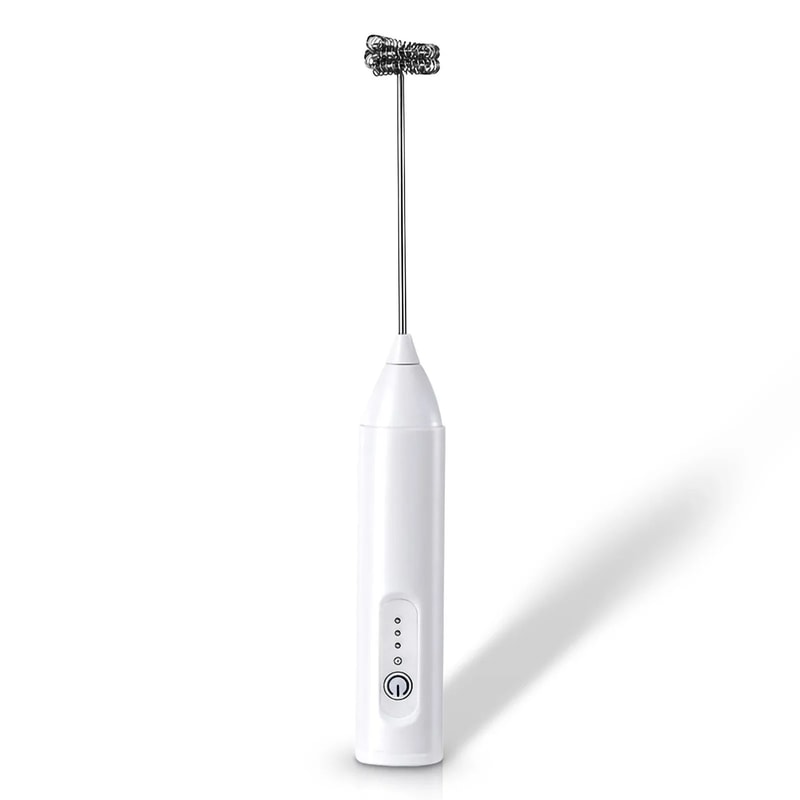 Rechargeable Electric Milk Frother 3Speed Handheld Foam Maker Coffee Mixer Egg Beater Tool 7