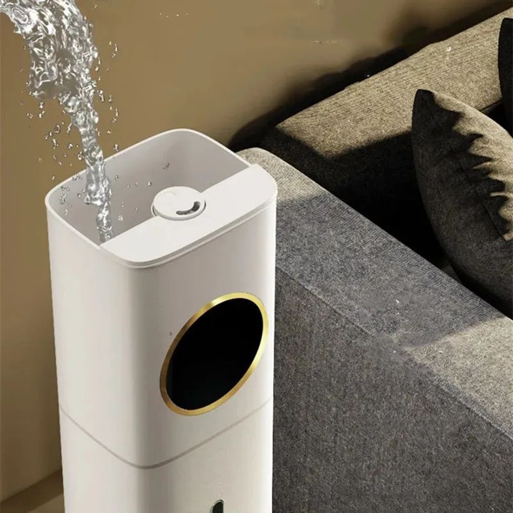 Standing Electric Humidifier With Remote Control LargeCapacity Aromatherapy Mist Maker Air Purifi 4