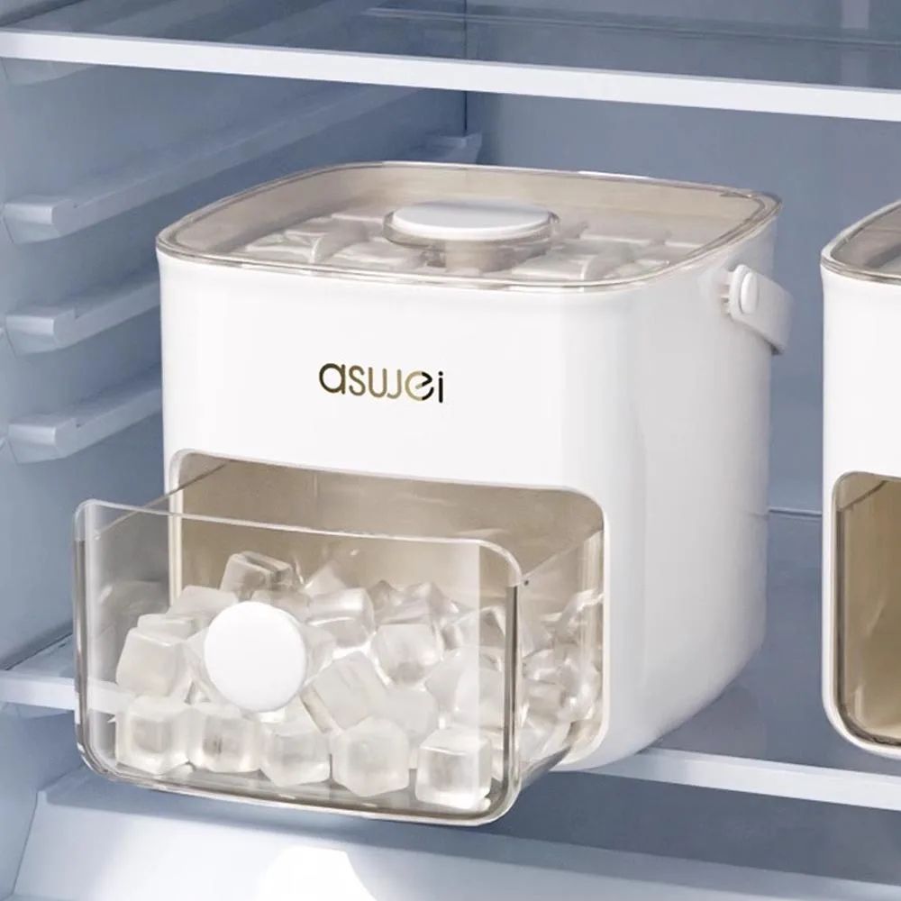 48Grid Ice Cube Mold LargeCapacity Ice Maker Box OneTouch Release Portable Ice Tray 4