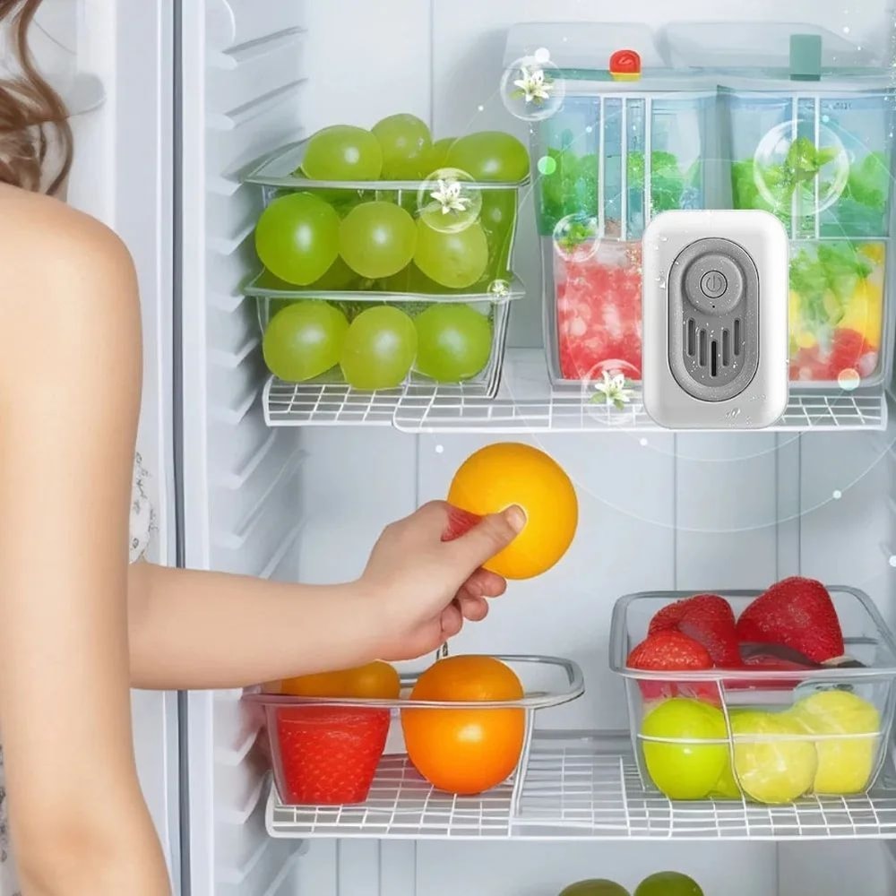 Refrigerator Odor Eliminator Compact Fridge Deodorizer LongLasting Air Purifier For Fresh Food Sto 4