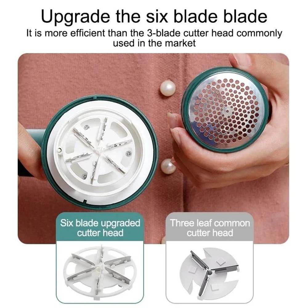 Electric Lint Remover USB Rechargeable Fabric Shaver Portable Hair Ball Trimmer With Stainless Ste 4
