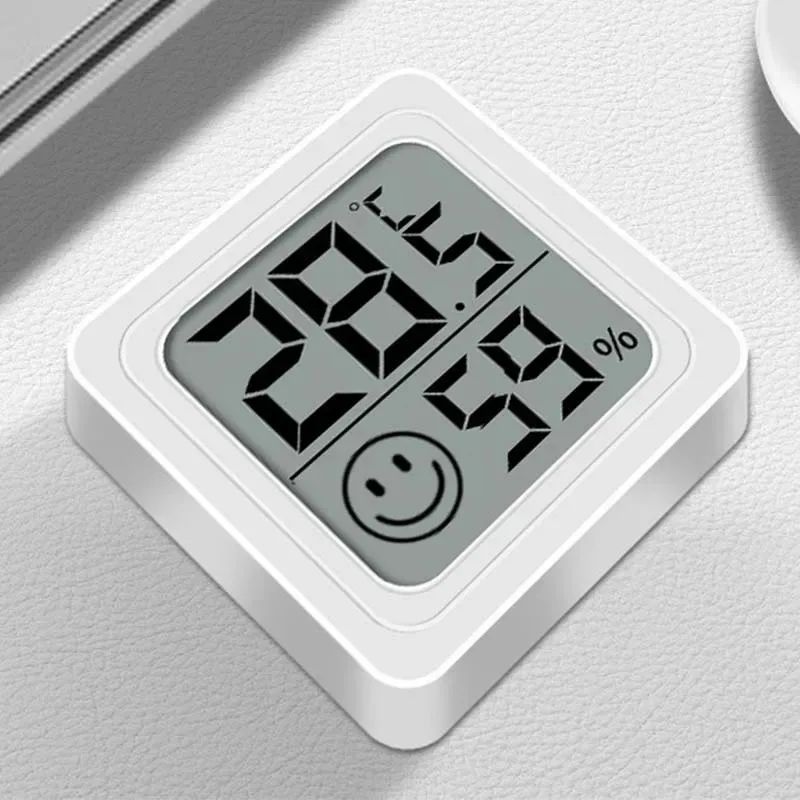 Mini Digital Thermometer Hygrometer Desktop Temperature Humidity Meter Compact Electronic Sensor 0