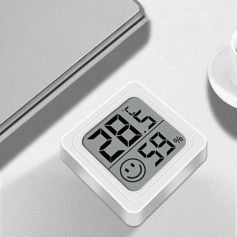 Mini Digital Thermometer Hygrometer Desktop Temperature Humidity Meter Compact Electronic Sensor 3