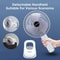 Mini Clip Fan Rechargeable Desktop Fan Foldable Portable WallMounted Fan With 3Speed Adjustment 1
