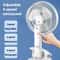 Mini Clip Fan Rechargeable Desktop Fan Foldable Portable WallMounted Fan With 3Speed Adjustment 3