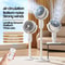 Rechargeable Air Circulation Fan Oscillating Stand Fan Adjustable Height Household Fan With Remote 1
