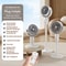 Rechargeable Air Circulation Fan Oscillating Stand Fan Adjustable Height Household Fan With Remote 6
