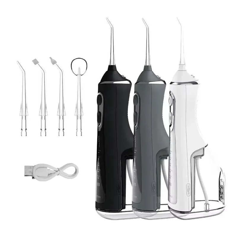 Portable Intelligent Water Flosser Electric Oral Irrigator 5Speed Adjustable Waterproof Teeth Clea 5