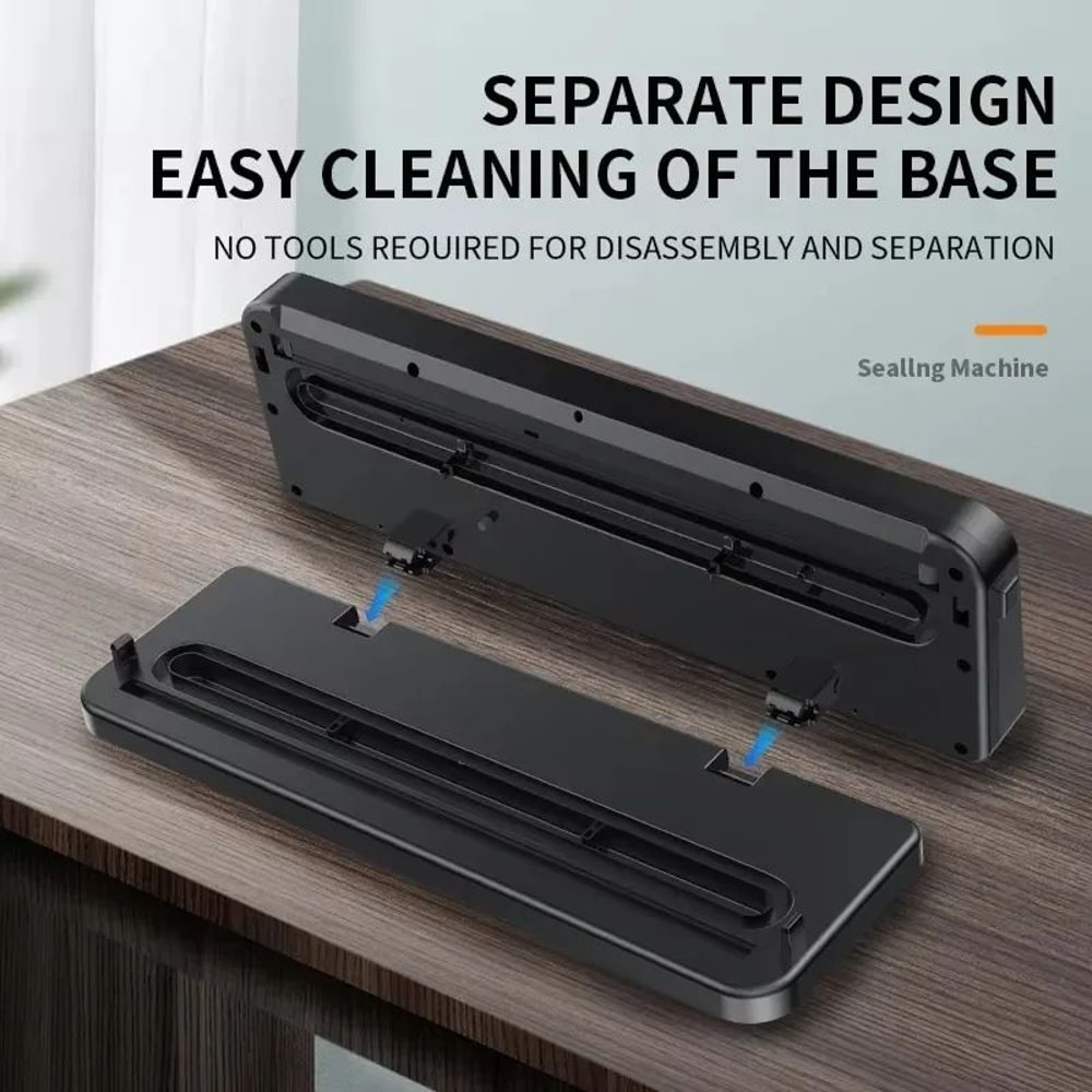 Electric Vacuum Sealer With BuiltIn Cutter OneTouch Food Vacuum Packaging Machine For Kitchen Stor 5