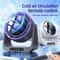 Desktop Circulating Fan With Remote Control Rechargeable Mini Table WallMounted Fan With Night Li 1