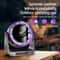 Desktop Circulating Fan With Remote Control Rechargeable Mini Table WallMounted Fan With Night Li 5