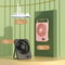 Portable Handheld Fan USB Rechargeable Mini Desktop Mute Table Fan With Power Display 5Speed Adju 2