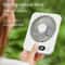 Portable Handheld Fan USB Rechargeable Mini Desktop Mute Table Fan With Power Display 5Speed Adju 4