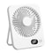 Portable Handheld Fan USB Rechargeable Mini Desktop Mute Table Fan With Power Display 5Speed Adju 8