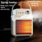 Electric Desktop Heater With Humidifier 2in1 Intelligent Warm Air Heater With 3Speed Adjustment Fo 0