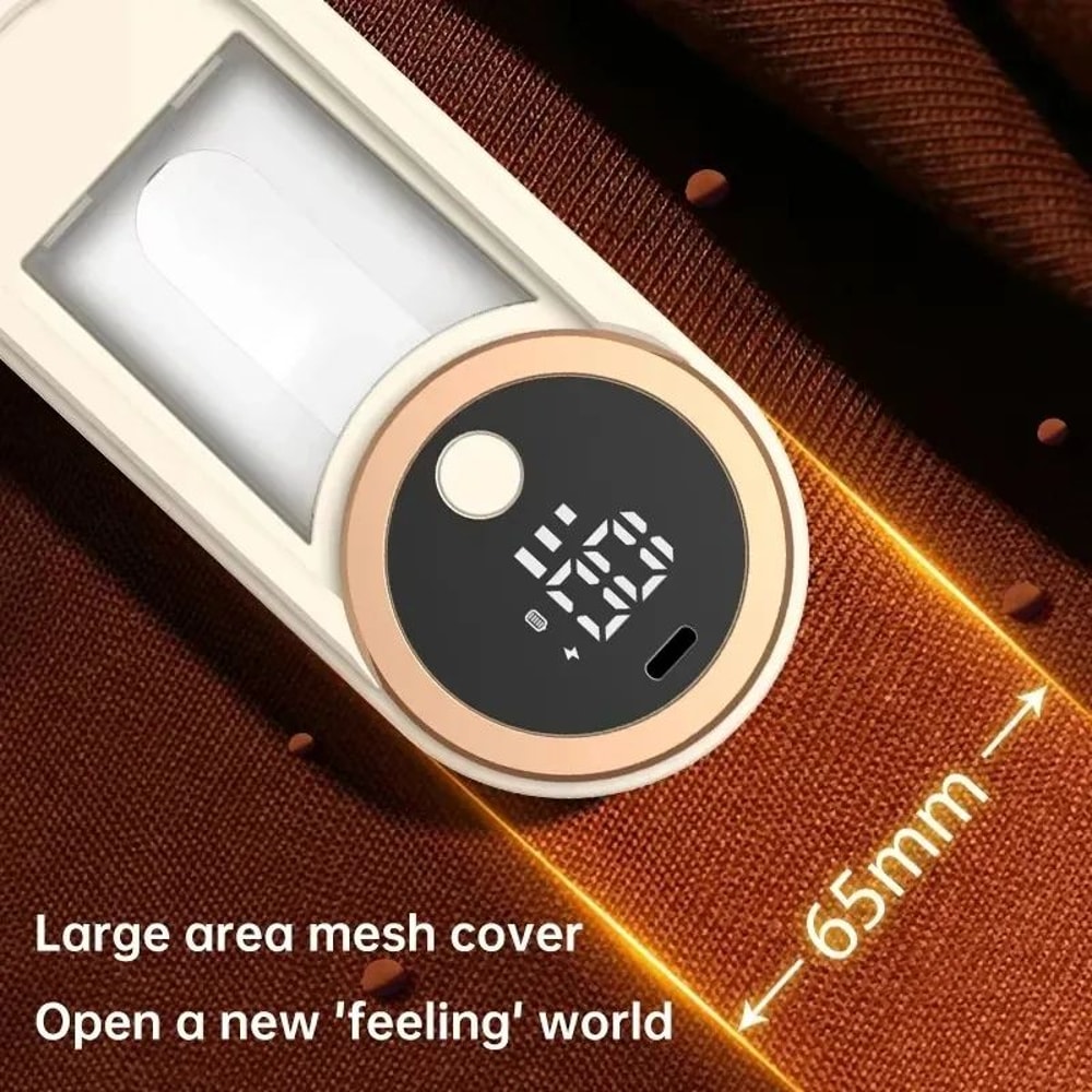 Portable Electric Lint Remover With LED Display USB TypeC Rechargeable Sweater Shaver Hair Ball Tr 4