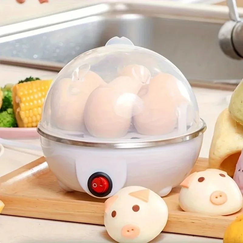 Multifunctional Electric Egg Cooker Automatic 7Egg Mini Egg Boiler For Quick Easy Breakfasts 0
