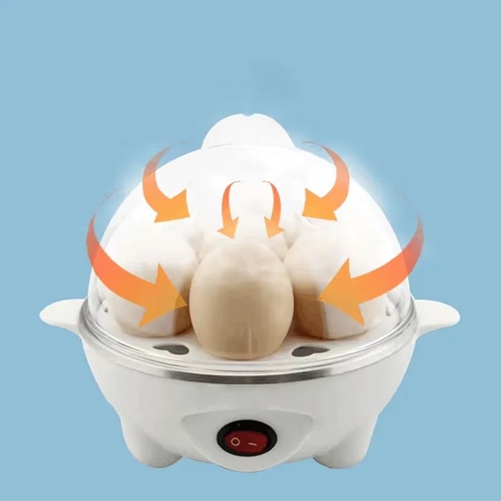 Multifunctional Electric Egg Cooker Automatic 7Egg Mini Egg Boiler For Quick Easy Breakfasts 3