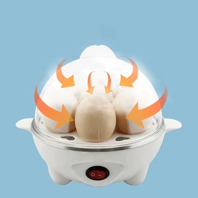 Multifunctional Electric Egg Cooker Automatic 7Egg Mini Egg Boiler For Quick Easy Breakfasts 3