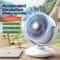 Desktop Circulating Fan TypeC Fast Charging Mini Oscillating Table Fan With 3Speed Air Circulation 1
