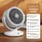 Desktop Circulating Fan TypeC Fast Charging Mini Oscillating Table Fan With 3Speed Air Circulation 6