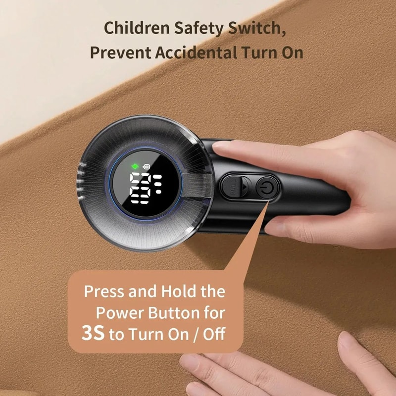 ColdSky Electric Lint Remover Fabric Shaver Rechargeable Hair Ball Trimmer Fuzz Pellet Remover Fo