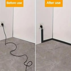 paintable cable hider wall raceway – wire cord cover & tv cable concealer for clean wall cable management