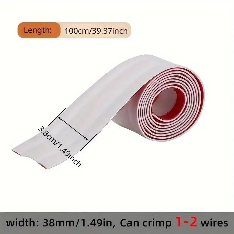 Paintable Cable Hider Wall Raceway Wire Cord Cover TV Cable Concealer For Clean Wall Cable Manage 5