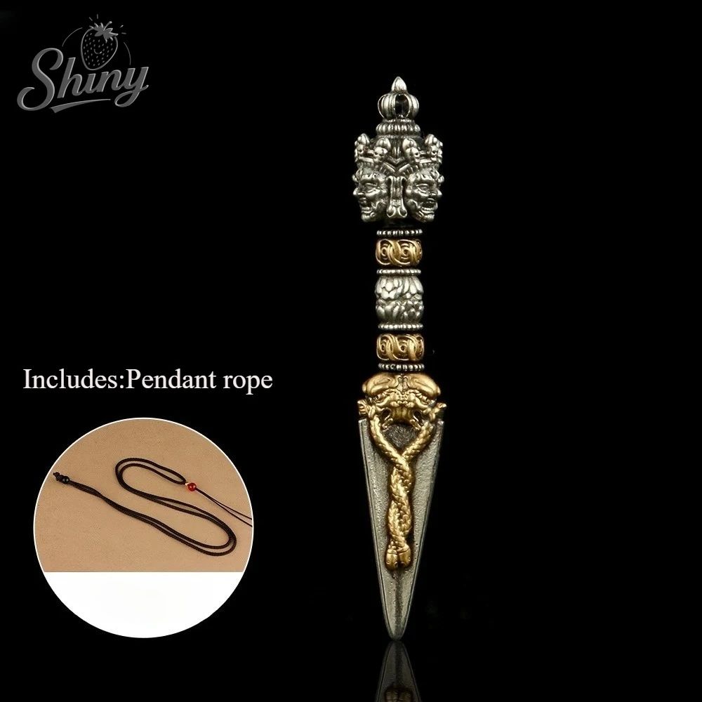 Nepal Tibetan Brass Vajra Pendant 264 In Copper Buddhist Necklace Accessory Spiritual Gift 2