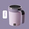 Smart SelfStirring Temperature Display Mug USB Rechargeable Magnetic Coffee Protein Mixer Cup 13 4