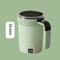Smart SelfStirring Temperature Display Mug USB Rechargeable Magnetic Coffee Protein Mixer Cup 13 7