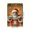Santa Claus Christmas Window Cover 2D Indoor Outdoor Holiday Photo Backdrop Polyester Decoration 5