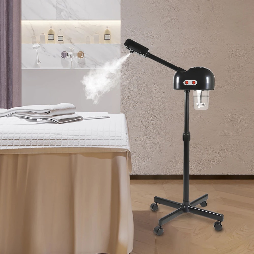 Professional Ozone Facial Steamer Height Adjustable 360 Rotating Hot Mist Salon Spa Steaming Mach 3