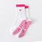 Womens Knitted Embroidered NonSlip Yoga Socks EU 3643 Silicone Grip Pilates Fitness MidCalf Socks 19