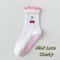 Womens Knitted Embroidered NonSlip Yoga Socks EU 3643 Silicone Grip Pilates Fitness MidCalf Socks 14